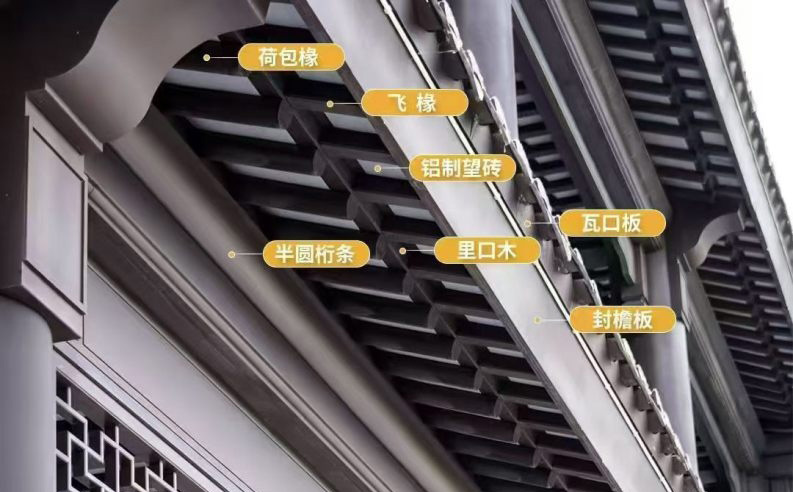 铝代木金属构件(与仿古铝瓦配套).jpg